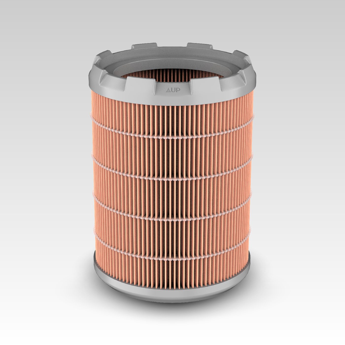 A pleated cartridge element made with PureFibe media